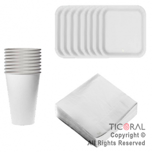 KIT DESCARTABLE POLIPAPEL BLANCO X 1